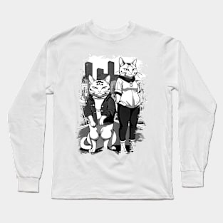 Cat Brother and Sister Long Sleeve T-Shirt